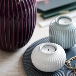 Discount Kähler Hammershøi tea light holder medium, White