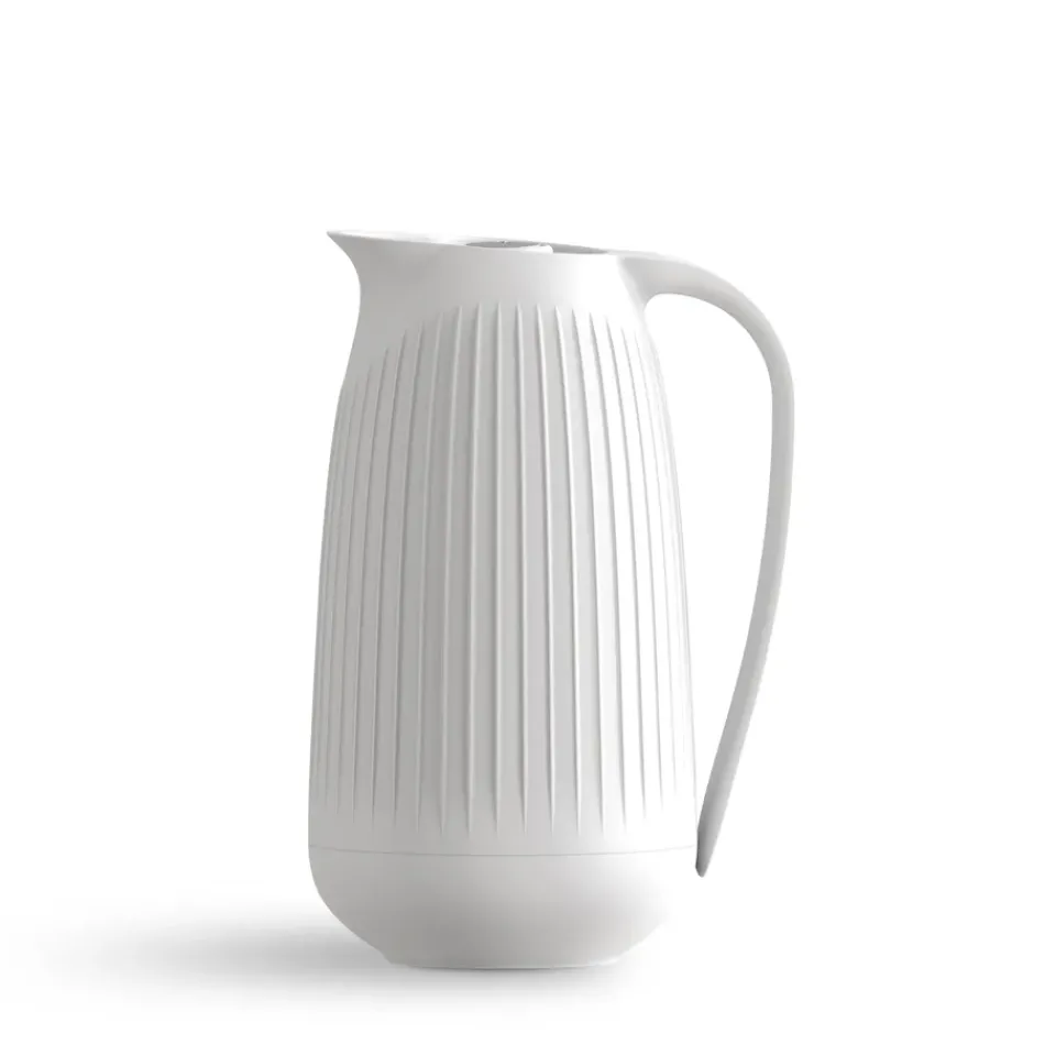 Thermoses^Kähler Hammershøi thermos jug, White