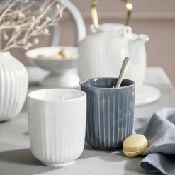 Clearance Kähler Hammershøi thermos mug, White