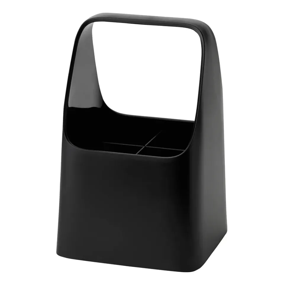 Storage Jars^RIG-TIG HANDY-BOX storage box 12x12.5 cm, Black