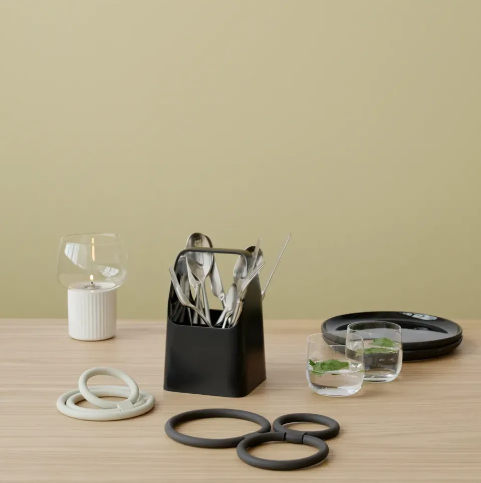 Storage Jars^RIG-TIG HANDY-BOX storage box 12x12.5 cm, Black