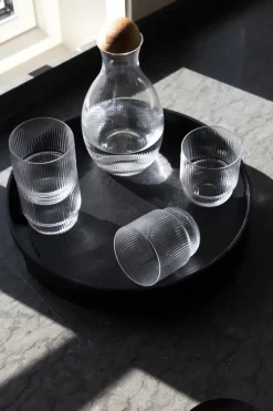 Hot Sagaform Hanna round tray Ø35 cm, Black