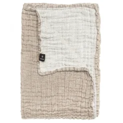 Bedspreads & Throws^Himla Hannelin bed spread beige, 260x260 cm BeigeWhite
