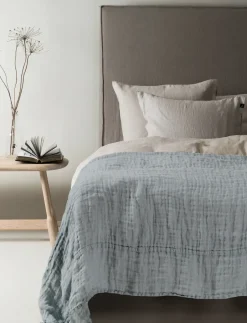 Bedspreads & Throws^Himla Hannelin Bedspread, Cloudy sky, 260x260 cm Blue