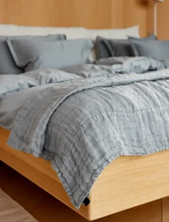 Bedspreads & Throws^Himla Hannelin Bedspread, Cloudy sky, 260x260 cm Blue