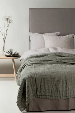 Bedspreads & Throws^Himla Hannelin bedspread 160x260 cm, Herbary Green