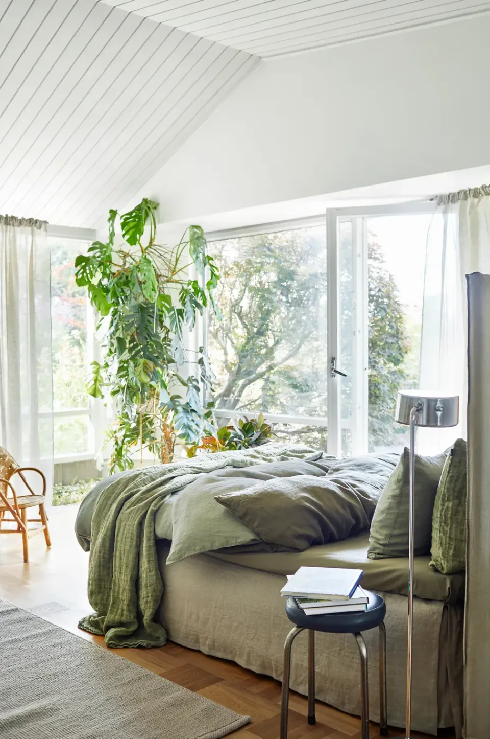 Bedspreads & Throws^Himla Hannelin bedspread 160x260 cm, Herbary Green