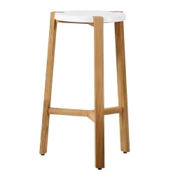 Bar Stools^A2 Happy bar stool low 66, White