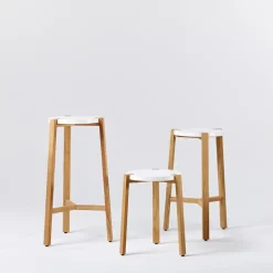 Bar Stools^A2 Happy Barstool low, , oak legs Grey