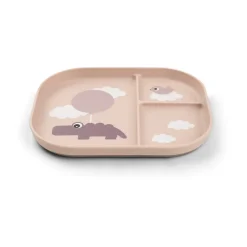 Children's Tableware|Dinner Plates^Done by deer Happy Clouds foodie children's plate 18x22 cm, Powder Beige