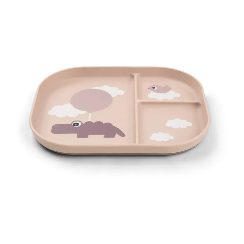 Children's Tableware|Dinner Plates^Done by deer Happy Clouds foodie children's plate 18x22 cm, Powder Beige