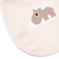 Online Done by deer Happy Clouds Tiny bib 2-pack, Powder Beige