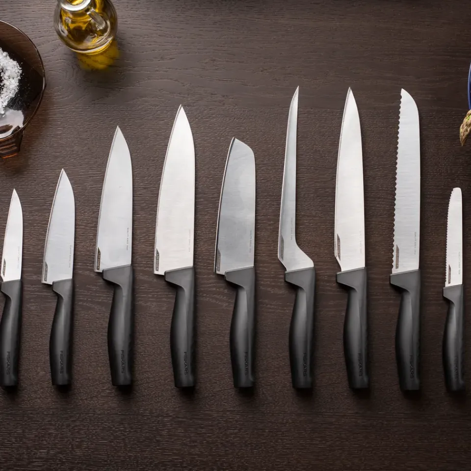 Fillet Knives^Fiskars Hard Edge filét knife 22 cm, stainless steel Black