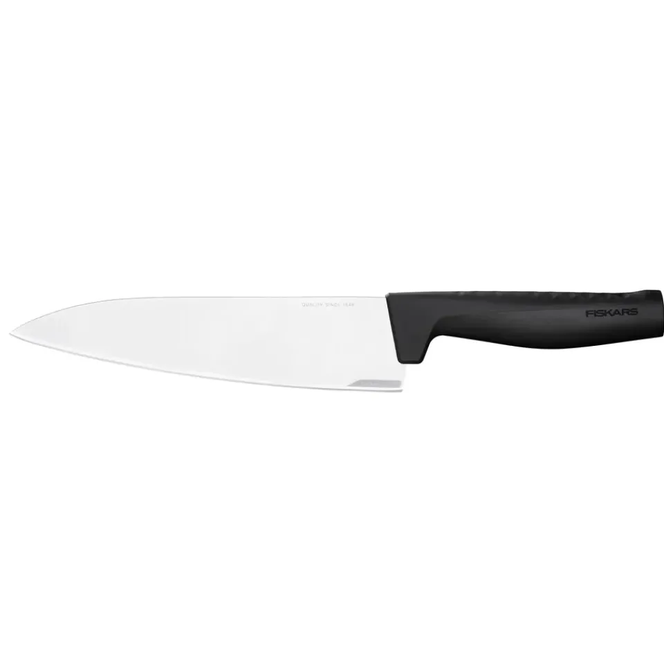 Chef Knives^Fiskars Hard Edge knife 20 cm, stainless steel Black