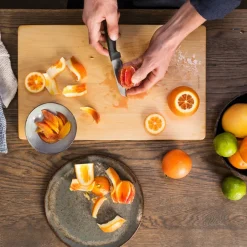 Paring Knives^Fiskars Hard Edge peeling knife 9 cm, stainless steel Black