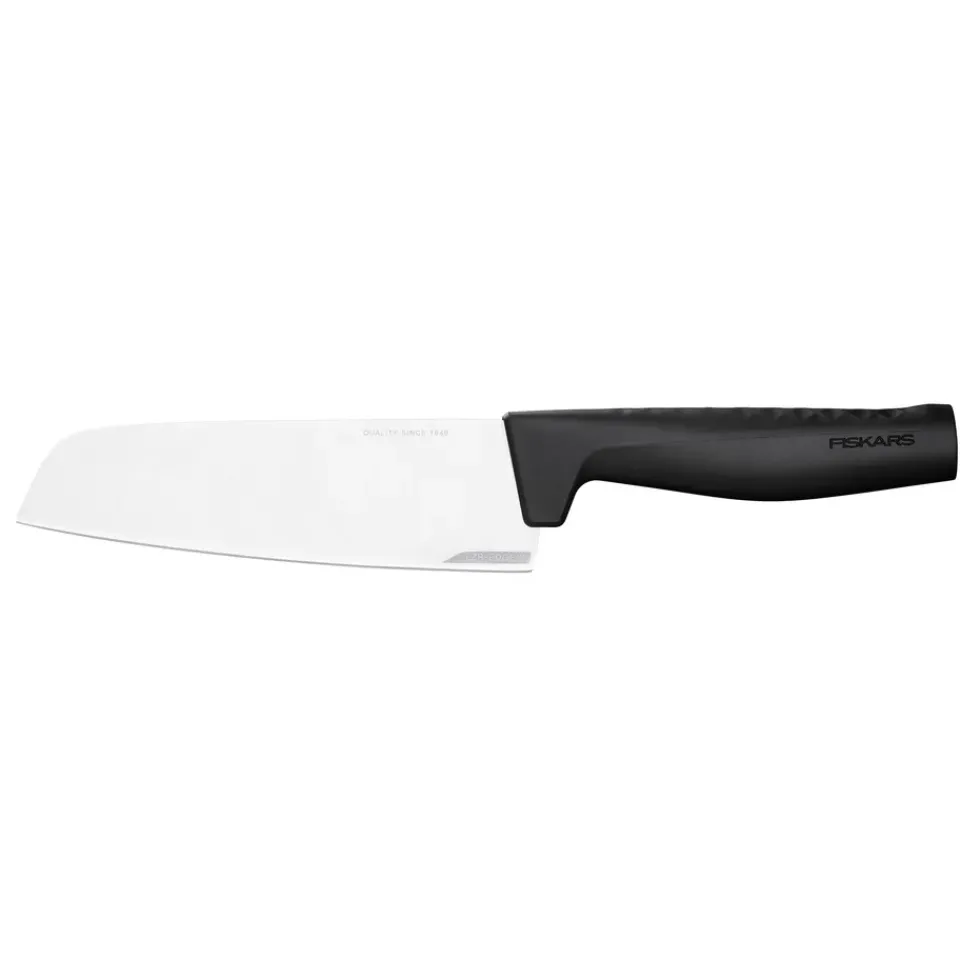 Clearance Fiskars Hard Edge santoku knife 16 cm, stainless steel Black
