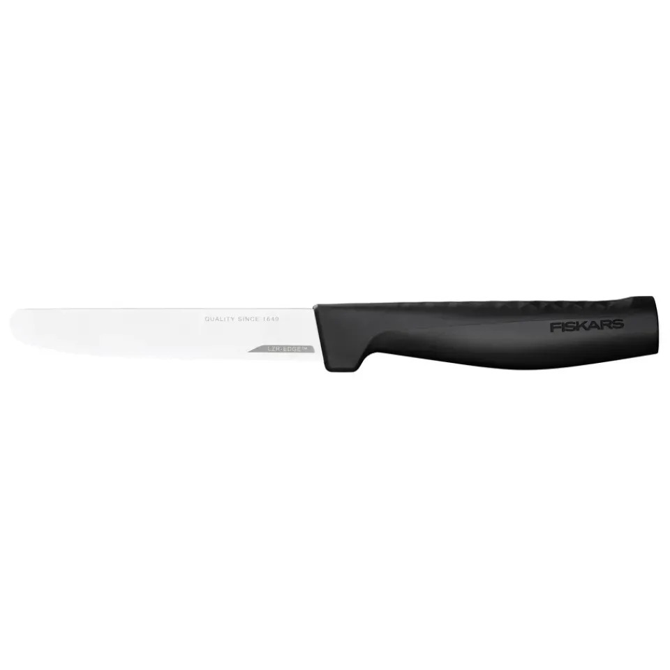 Vegetable Knives^Fiskars Hard Edge tomato knife 11 cm, stainless steel Black