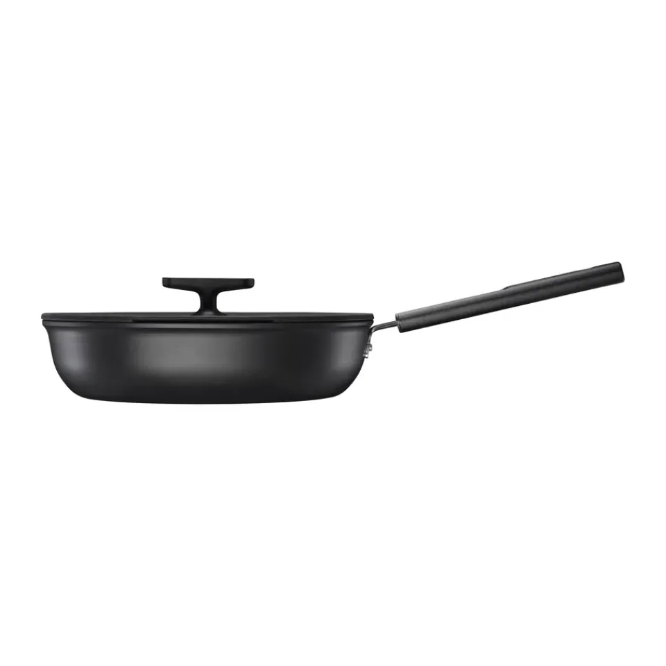 Best Fiskars Hard Face stewpan Ceratec Superior, 26 cm Black