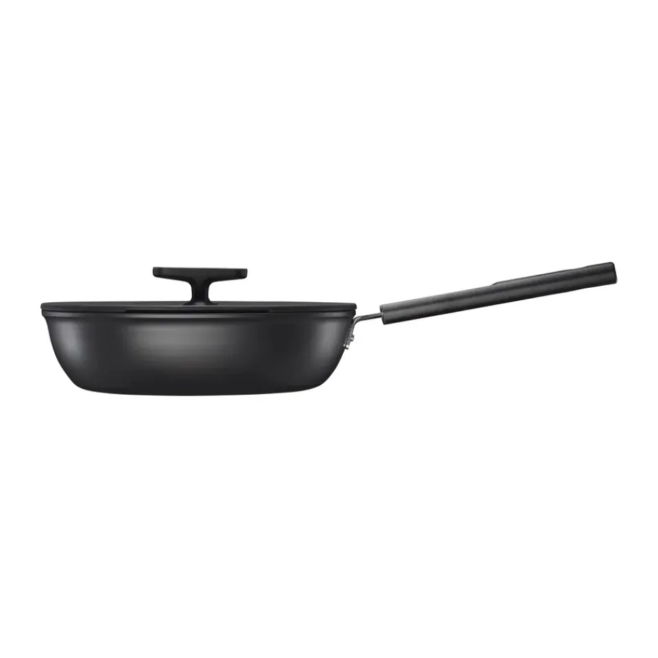 Saucier & Sauté Pans^Fiskars Hard Face stewpan Ceratec Superior, 24 cm Black