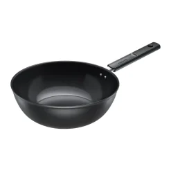 Woks^Fiskars Hard Face wok pan Ceratec Superior, 28 cm Black