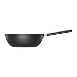 Woks^Fiskars Hard Face wok pan Ceratec Superior, 28 cm Black
