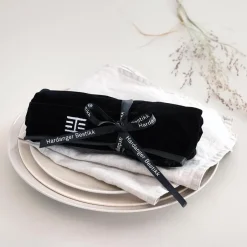 Cutlery Holders^Hardanger Bestikk Hardanger cutlery linda for dessert cutlery, Black