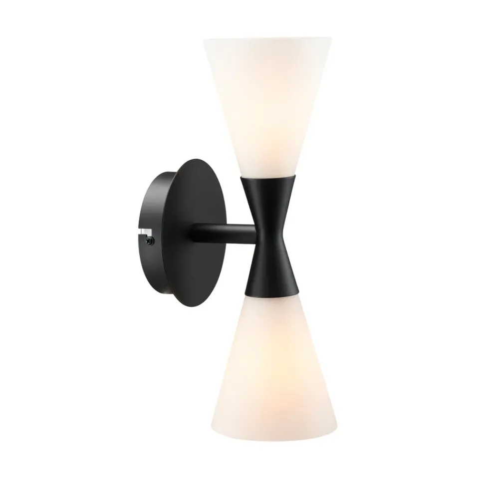 Reading Lamps|Wall Lights^Herstal Harlekin duo wall lamp, matte Black