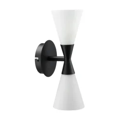 Reading Lamps|Wall Lights^Herstal Harlekin duo wall lamp, matte Black