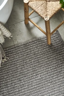 Clearance Scandi Living Harvest rug dark , 150x200cm Grey