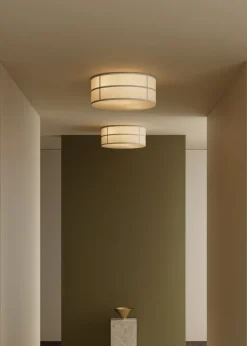 Clearance Audo Copenhagen Hashira ceiling lamp, Raw Beige