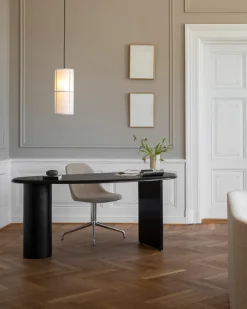 Clearance Audo Copenhagen Hashira pendant lamp raw, 45 cm Beige