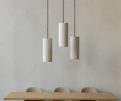 Clearance Audo Copenhagen Hashira pendant lamp raw, 45 cm Beige