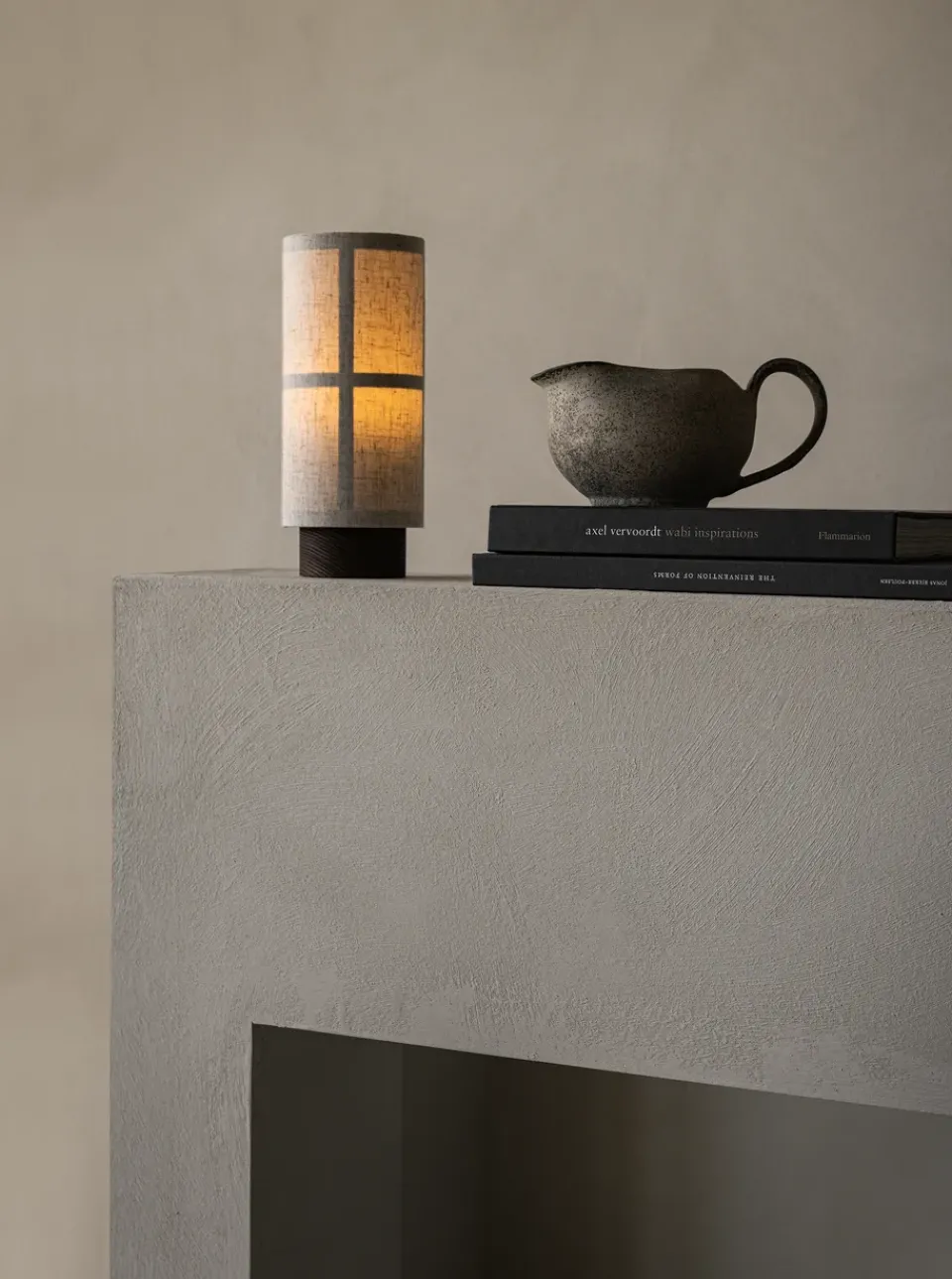 Portable Lighting|Desk & Table Lamps^Audo Copenhagen Hashira table lamp portable, Raw Beige