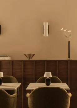 New Audo Copenhagen Hashira wall lamp Ø10 cm, Raw White