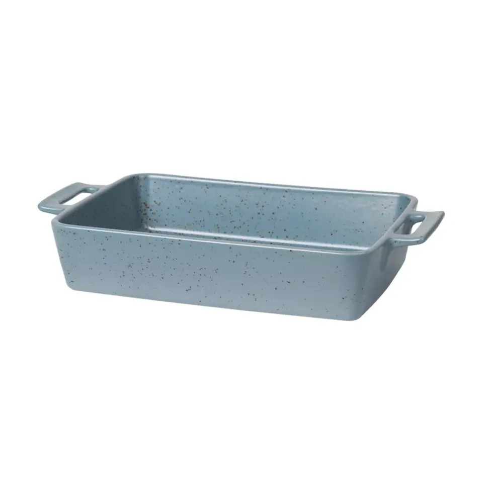 Oven Dishes^Broste Copenhagen Hasle oven dish 21.5x37 cm, flintstone granite Blue