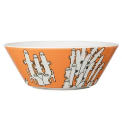 Moomin Bowls^Moomin Arabia Hattifattener moomin bowl, Orange