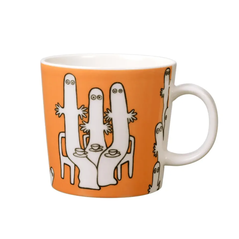 Moomin Mugs|Coffee Cups^Moomin Arabia Hattifattener Moomin mug, Orange