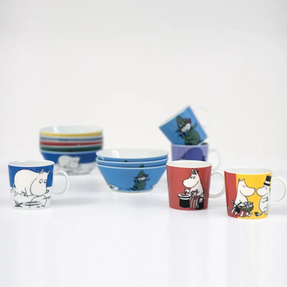 Moomin Mugs|Coffee Cups^Moomin Arabia Hattifattener Moomin mug, Orange