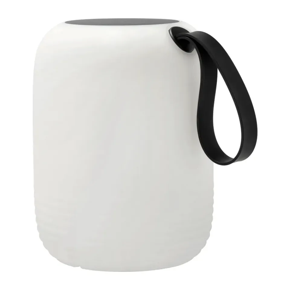 Solar Cell Lamps|Solar Cell Lamps^Villa Collection Hav lounge lamp with solar cells Ø21 cm, White-black WhiteBlack