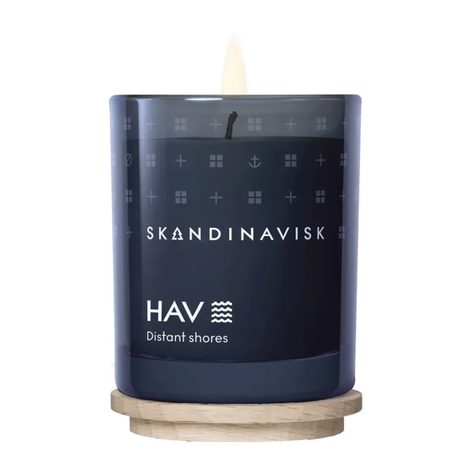Online Skandinavisk Hav scented candle with lid, 65 g Blue
