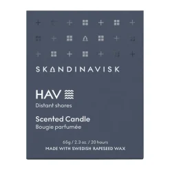 Online Skandinavisk Hav scented candle with lid, 65 g Blue
