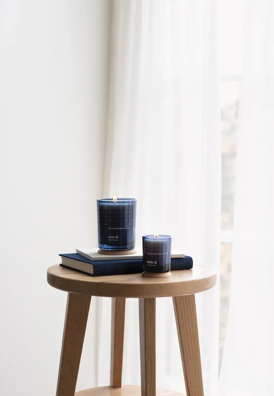 Online Skandinavisk Hav scented candle with lid, 65 g Blue