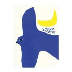 Online Fine Little Day Have a good dream poster, 50x70 cm Blue