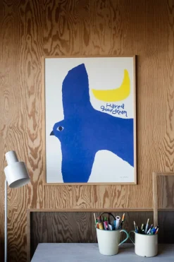 Online Fine Little Day Have a good dream poster, 50x70 cm Blue