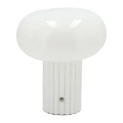 Sale Scandi Living Haven portable table lamp 22 cm, White