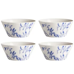 Hot Scandi Living Havspil bowl 60 cl 4-pack, -white Blue