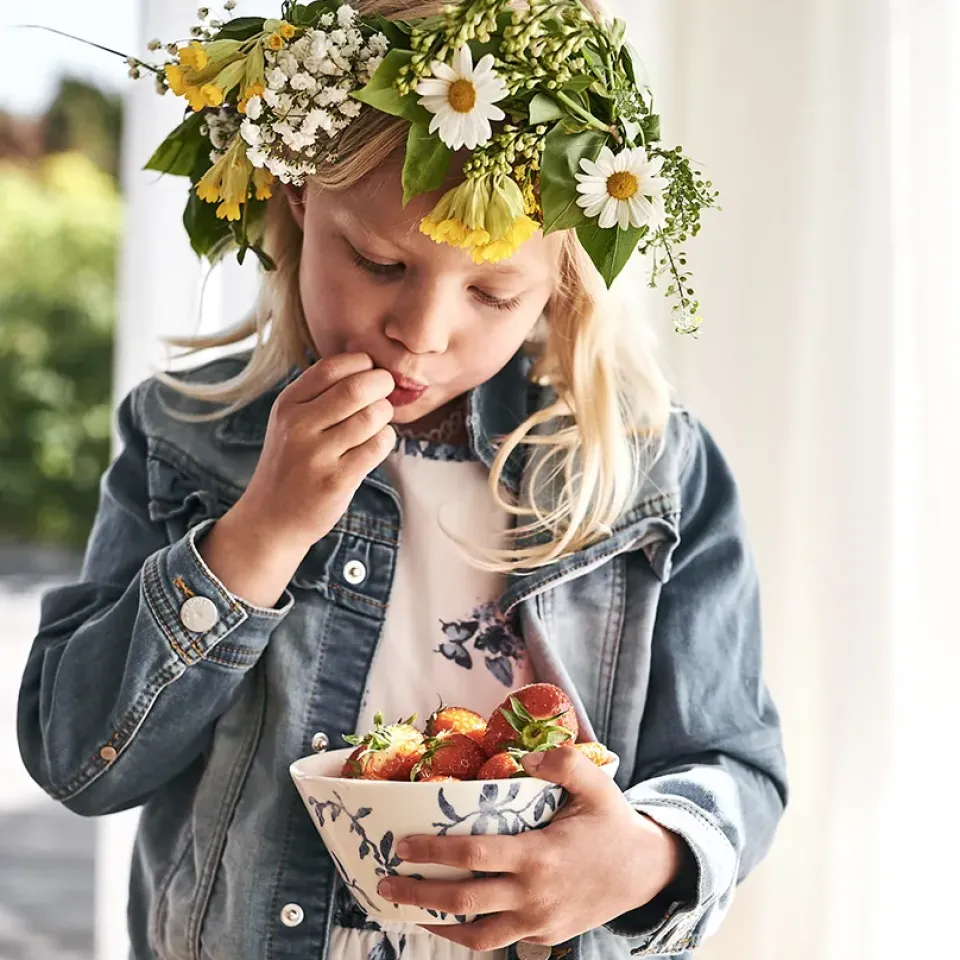 Hot Scandi Living Havspil bowl 60 cl 4-pack, -white Blue