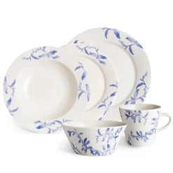 Outlet Scandi Living Havspil mug 30 cl 4-pack, blue-white BlueWhite