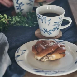 Outlet Scandi Living Havspil mug 30 cl 4-pack, blue-white BlueWhite