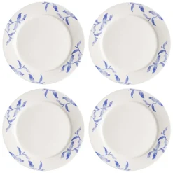 Discount Scandi Living Havspil plate 28 cm 4-pack, -white Blue